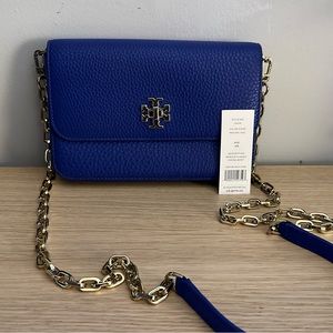 Tory Burch Mercer Crossbody in Macaw Blue
